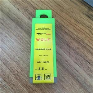 مته کبالت ولف مدل Plus  سایز 3/5 میلیمتر بسته 10 عددی