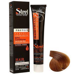 رنگ مو استیل شماره 7.65 حجم 100 میلی لیتر رنگ بلوند شکلاتی روشن