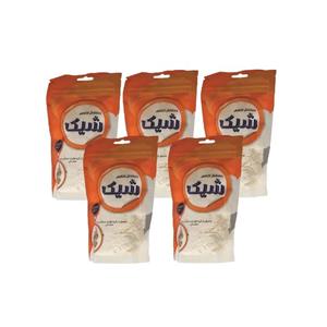 دستکش لاتکس شیک کد M50 سایز مدیوم مجموعه 5 عددی