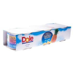 پک کمپوت آناناس طلایی تروپیکال 3 عددی 227 گرمی Dole