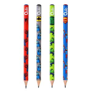 مداد کوییلو مدل ابر قهرمانها بسته 4 عددی