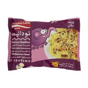 نودالیت با طعم قارچ 75 گرمی آماده لذیذ Amade Laziz Instant Noodles - 75 gr