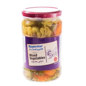ترشی مخلوط ساده 670 گرمی هایپراستار