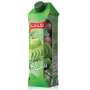 آب سیب و کیوی 1 لیتری تکدانه