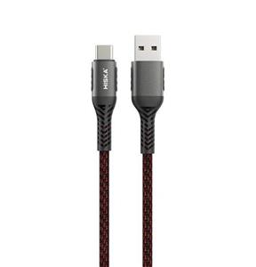کابل تبدیل USB به USB-C هیسکا مدل LX-404 طول 1 متر