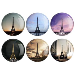 مگنت خندالو طرح برج ایفل کد 1231A مجموعه 6 عددی