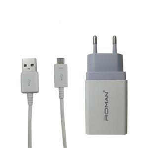 شارژر دیواری رومن مدل Mic12 به همراه کابل microUSB