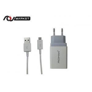 شارژر دیواری رومن مدل Mic22 به همراه کابل microUSB 