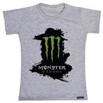 تی شرت آستین کوتاه دخترانه 27 مدل MH877 Monster Energy