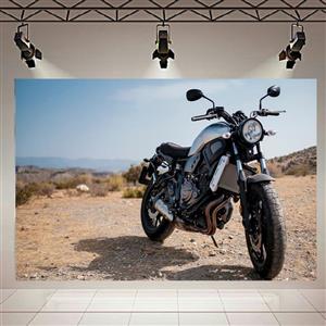 استیکر طرح موتور مدل Yamaha XSR700 کد AR1298 