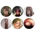 مگنت خندالو طرح انیمه اتک آن تایتان Attack on Titan کد 1044B مجموعه 6 عددی