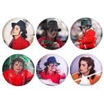 مگنت خندالو طرح مایکل جکسون Michael Jackson کد 1103A مجموعه 6 عددی