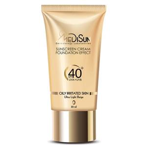 کرم پودر مدیسان سری All Skin مدل  Foundation Effect No 0 حجم 30 میلی لیتر