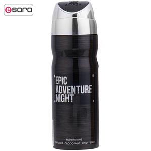 اسپری مردانه امپر مدل اپیک ادونچر نایت حجم 200 میلی لیتر Emper Epic Adventure Night Spray For Men 200ml