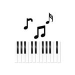 استیکر کلید پریز طرح پیانو