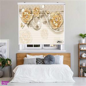پرده زبرا زیو مدل سیلوئت 3D1169 سایز 150x150 سانتی متر
