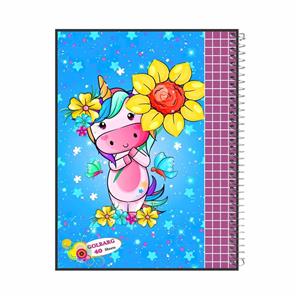 دفتر شطرنجی 40 برگ گلبرگ طرح یونی کد 4408