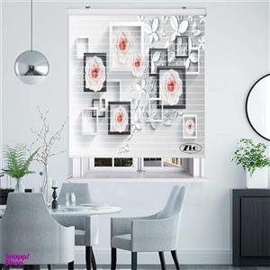 پرده زبرا زیو مدل سیلوئت کد 3D1160 سایز 150x150 سانتی متر
