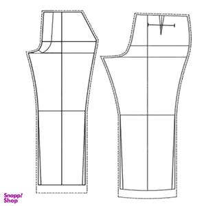 الگو خیاطی شلوار زنانه متد ترک مدل 2023 سایز 36 تا 52 بسته 9 عددی