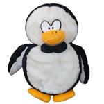 عروسک طرح پنگوئن مدل پاپیون دار کد 855 ارتفاع 24 سانتی‌متر