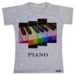 تی شرت آستین کوتاه دخترانه 27 مدل Piano کد MH54