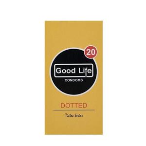 کاندوم گودلایف مدل Dotted بسته 12 عددی Good Life Condoms 12PSC 