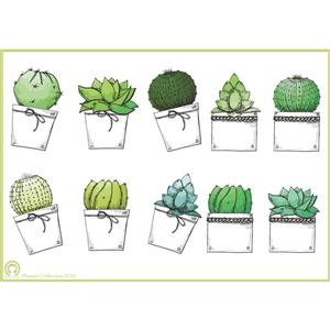 برچسب میو استیکر مدل فلاور کالکشن کد FC02 -