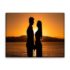 کاشی اطلس آبی طرح ساحل و غروب آفتاب مدل L6371