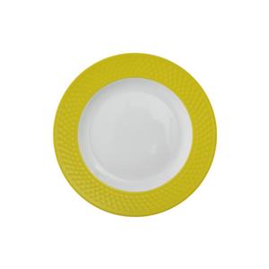 بشقاب غذاخوری چینی زرین ایران مدل رادیانس کد 25 درجه عالی بسته 6 عددی