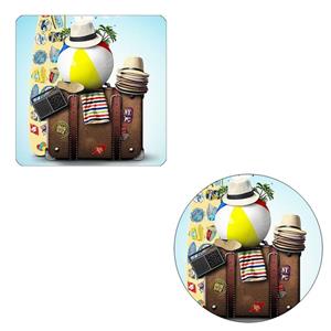 مگنت طرح فقط سفر کد M1 به همراه زیر لیوانی