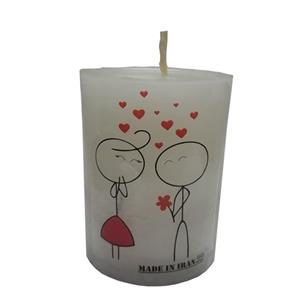 شمع دست ساز مدل لاو کد 1