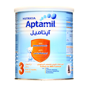 شیر خشک اپتامیل 3 نوتریشیا از 12 ماهگی به بعد 400 گرم Nutricia Aptamil Milk Powder 