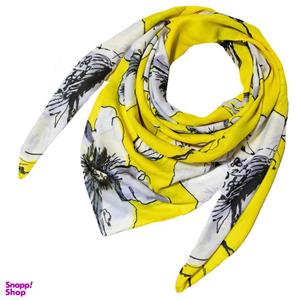 روسری زنانه مدل نخی تابستانه خنک طرح گل کد sar-1559