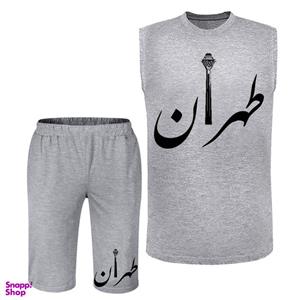 ست تاپ و شلوارک مردانه مدل طهران کد N215