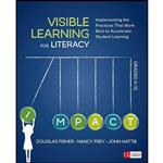کتاب Visible Learning for Literacy, Grades K-12 اثر Douglas Fisher and Nancy Frey and John Hattie انتشارات Corwin
