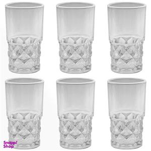 لیوان مدل دیاموند بسته 6 عددی