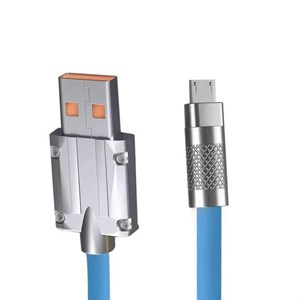 کابل تبدیل MicroUSB به USB سوپر فست مدل 120W طول1.20متر
