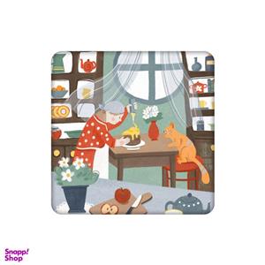 زیرلیوانی طرح مامان بزرگ و کیک پزی کد 7266292