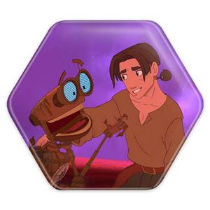 پیکسل خندالو طرح انیمیشن سیاره گنج Treasure Planet مدل شش ضلعی کد 13768 