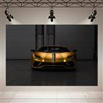 استیکر طرح لامبورگینی مدل نمای جلو Lamborghini Aventador کد AR1344