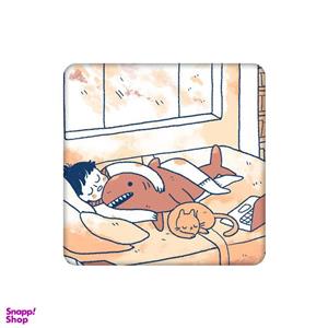 زیرلیوانی طرح دختر و خواب نیمروز کد 9592220