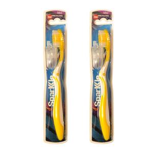 مسواک اسپارکل مدل s22 با برس متوسط مجموعه 2 عددی -