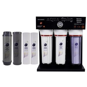 دستگاه تصفیه کننده آب آکوآ اسپرینگ مدل RO-S7-BZ 7004 به همراه فیلتر مجموعه 4 عددی