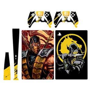 برچسب کنسول بازی پلی استیش 5 دیجیتال توییجین وموییجین مدل scorpion 2 مجموعه 6 عددی