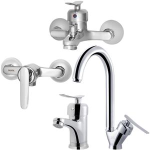 ست شیرآلات پادرا مدل بتا کد CR مجموعه 4 عددی