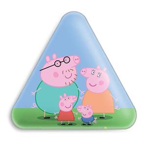 پیکسل خندالو طرح خانواده پپا پیگ انیمه پپاپیک Peppa pig مدل مثلثی کد 22070