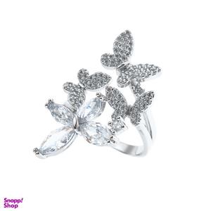 انگشتر زنانه وای اس ایکس مدل گل و نگین فانتری  کد 562542