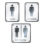 استیکر صالسو آرت restroom طرح b1