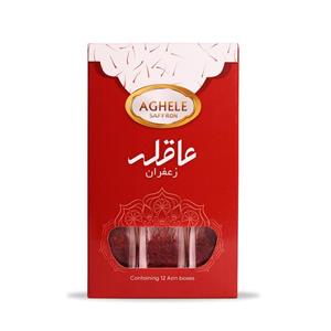 زعفران آذین عاقله 0.5 گرم بسته 12 عددی 