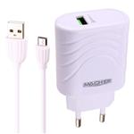 شارژر دیواری 18وات مچر مدل MR-47 به همراه کابل تبدیل microUSB